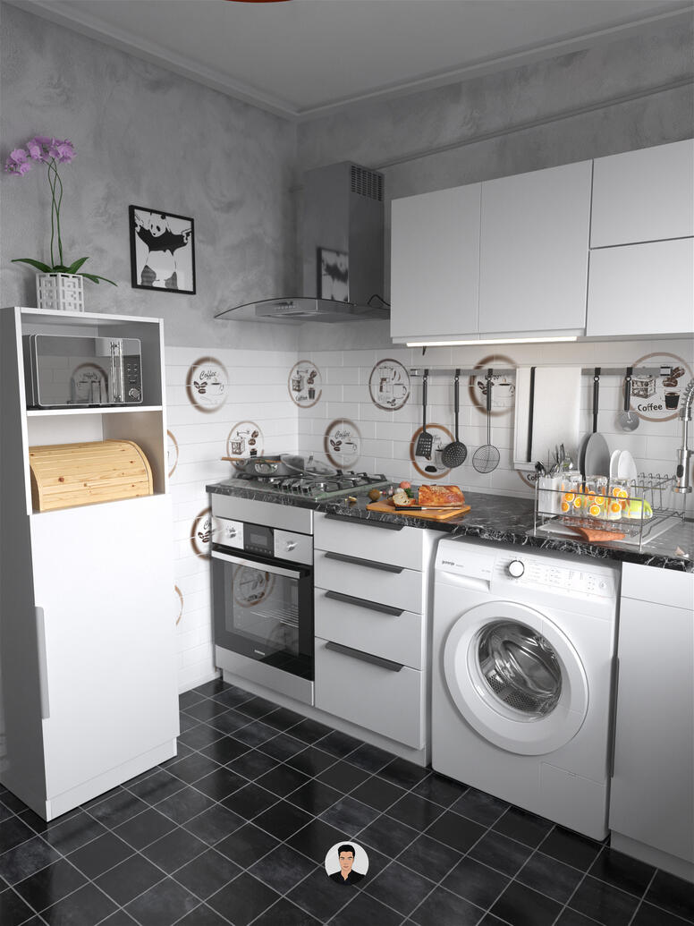 Rendu ultra réaliste d&#39;une cuisine