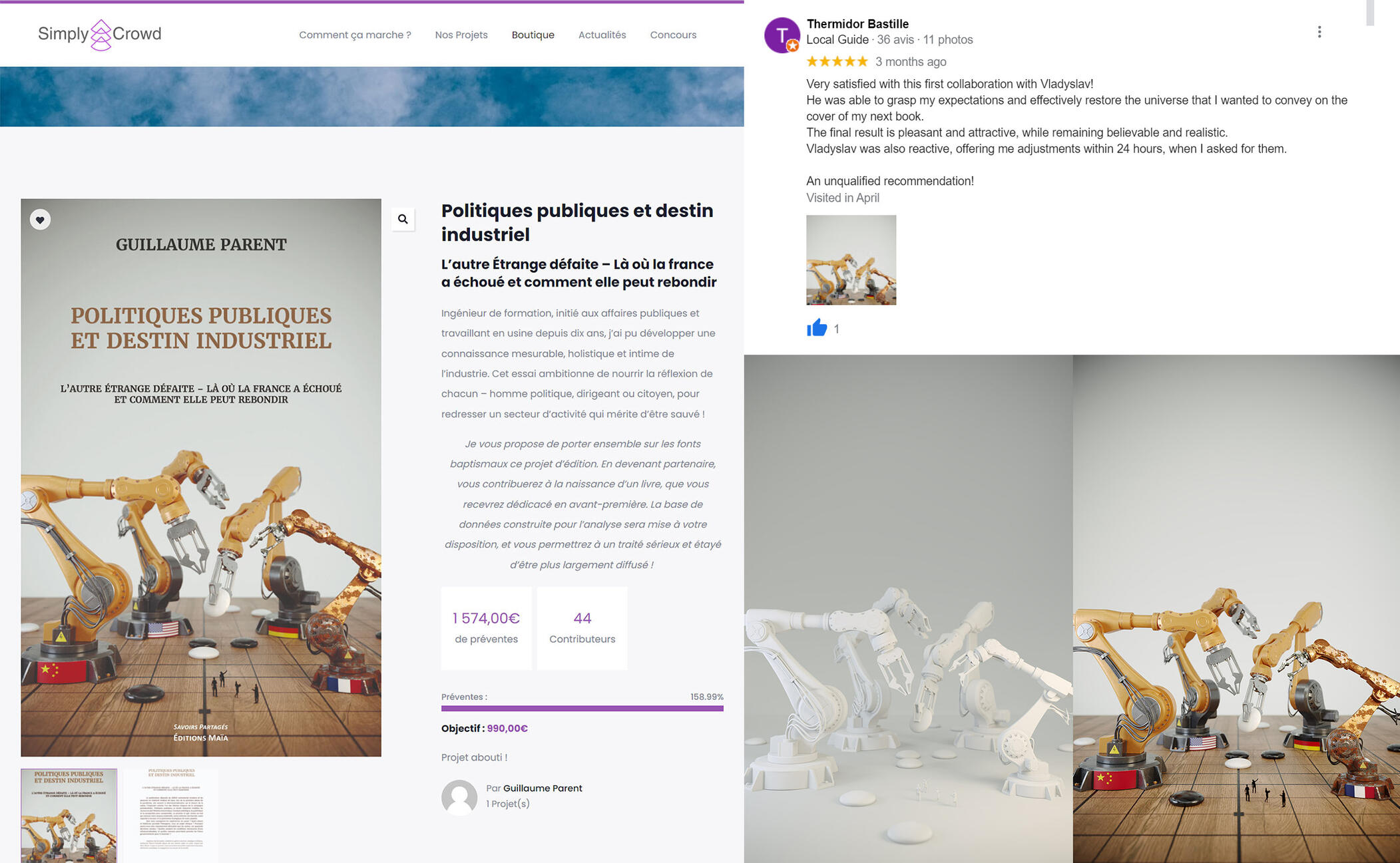 Thermidor Bastille - Ecrivant